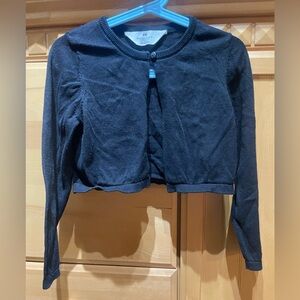 H&M Black Button-Up Cardigan